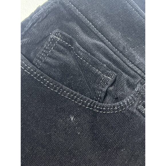 LOFT Women's Curvy Skinny Black Soft Corduroy Stretch Fabric Pants Size 28/6 - Picture 9 of 11